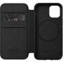 Nomad Rugged Folio skórzany pokrowiec flip z MagSafe do iPhone 12 mini - brązowy