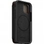 Nomad Rugged Folio skórzany pokrowiec flip z MagSafe do iPhone 12 mini - brązowy