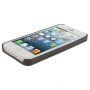 Ochronne etui plastikowe do Apple iPhone 5 / 5S / SE (2016) - czarno-białe