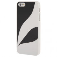 Ochronne etui plastikowe do Apple iPhone 5 / 5S / SE (2016) - biało-czarne