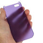 Ultra cienkie etui plastikowe dla iPhone 5 / 5S / SE (2016) - fioletowe