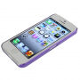 Ultra cienkie etui plastikowe dla iPhone 5 / 5S / SE (2016) - fioletowe
