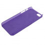 Ultra cienkie etui plastikowe dla iPhone 5 / 5S / SE (2016) - fioletowe