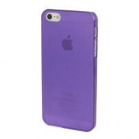 Ultra cienkie etui plastikowe dla iPhone 5 / 5S / SE (2016) - fioletowe