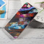 Etui ochronne z miękkiego plastiku dla Apple iPhone 5 / 5S / SE (2016) - galaktyka