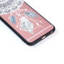 Ochronne etui plastikowe z czarną ramką do Apple iPhone 6S Plus / 6 Plus - łapacz snów z piórami