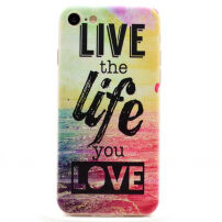 Ultra cienkie 0,6 mm etui do Apple iPhone SE (2020/2022) / 8 / 7 - Live the Life You Love