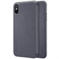 NILLKIN pokrowiec ochronny flip dla Apple iPhone XS / iPhone X - czarny