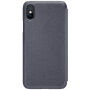 NILLKIN pokrowiec ochronny flip dla Apple iPhone XS / iPhone X - czarny