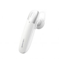 USAMS bezprzewodowa Bluetooth słuchawka z mikrofonem dla Apple iPhone - biała