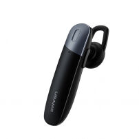 USAMS bezprzewodowa Bluetooth słuchawka z mikrofonem dla Apple iPhone - czarna