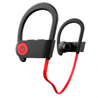 ROMIX sportowe słuchawki Bluetooth bezprzewodowe z mikrofonem dla Apple iPhone - czerwone