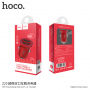 HOCO ładowarka samochodowa z dwoma portami USB dla Apple iPhone / iPad / iPod - czerwona