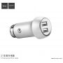 HOCO ładowarka samochodowa z dwoma portami USB dla Apple iPhone - czarna