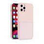Ochronne etui z kieszenią na karty do iPhone 12 Pro Max - różowy