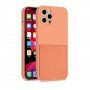 Ochronne etui z kieszenią na karty do iPhone 12 Pro - pomarańczowe
