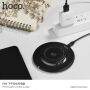 HOCO stylowa bezprzewodowa ładowarka dla Apple iPhone - czarna