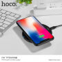 HOCO stylowa bezprzewodowa ładowarka dla Apple iPhone - czarna