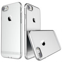 USAMS cienkie etui z zaślepką Lightning złącza dla Apple iPhone SE (2020/2022) / 8 / 7 - przezroczyste