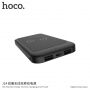 HOCO elegancki powerbank 10000mAh z bezprzewodowym ładowaniem dla Apple iPhone - czarny