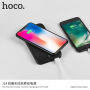 HOCO elegancki powerbank 10000mAh z bezprzewodowym ładowaniem dla Apple iPhone - miętowy