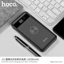 HOCO powerbank 10000mAh z funkcją bezprzewodowego ładowania dla Apple iPhone - czarny