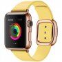 Elegancki pasek z klamrą do Apple Watch Ultra 49mm / 46mm / 45mm / 44mm / 42mm - żółty