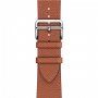 Pasek skórzany dla Apple Watch Ultra 49mm / 46mm / 45mm / 44mm / 42mm - brązowy