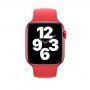 Pasek silikonowy dla Apple Watch Ultra 49mm / 46mm / 45mm / 44mm / 42mm - S - czerwony