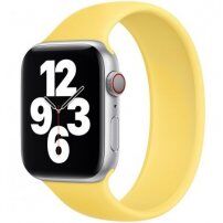Pasek silikonowy dla Apple Watch Ultra 49mm / 46mm / 45mm / 44mm / 42mm - M - żółte