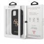 Guess Saffiano Big 4G Metal Logo etui do iPhone 12 Pro Max - czarny