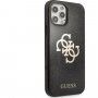 Guess Big 4G Full Glitter etui do iPhone 12 Pro Max - czarny