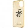 Guess Big 4G Full Glitter etui do iPhone 12 Pro Max - złote