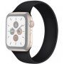 Pasek silikonowy dla Apple Watch 42mm / 41mm / 40mm / 38mm - S - czarny