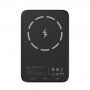 Powerbank z szybkim ładowaniem bezprzewodowym MagSafe z portem USB-C - 5 000 mAh - czarna