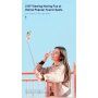 Baseus Lovely bluetooth kijek do selfie z trójnogiem do iPhone - czarna