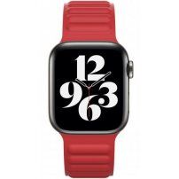Pasek silikonowy z zapięciem magnetycznym do Apple Watch 42mm / 41mm / 40mm / 38mm - czerwony