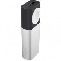 Belkin powerbank ze zintegrowanym ładowaniem magnetycznym dla iPhone / Apple Watch - srebro
