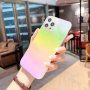 Przezroczyste etui lustrzane do iPhone 12 Pro - tęcza