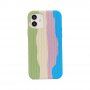 Silikonowe etui z plecionym wzorem do iPhone 12 Pro Max - pastelowy