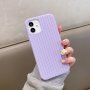 Silikonowe etui z plecionym wzorem do iPhone 12 Pro Max - fioletowy