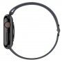 Silikonowy pasek z przesuwaną klamrą do Apple Watch 42mm / 41mm / 40mm / 38mm - ciemnoszary