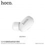 HOCO mała bezprzewodowa Bluetooth słuchawka z mikrofonem dla Apple iPhone - biała