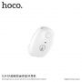 HOCO mała bezprzewodowa Bluetooth słuchawka z mikrofonem dla Apple iPhone - biała