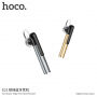 HOCO elegancka bezprzewodowa Bluetooth słuchawka z mikrofonem dla Apple iPhone - złota