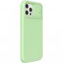Nillkin CamShield Silky MagSafe etui do iPhone 12 Pro Max - zielone