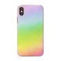Przezroczyste etui lustrzane do iPhone XS Max - tęcza