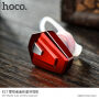 HOCO mała bezprzewodowa Bluetooth słuchawka dla Apple iPhone - czerwona