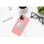 FIXED MagFlow etui silikonowe ze wsparciem Magsafe do iPhone 12 mini - różowy