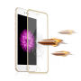 Super trwałe szkło hartowane (Tempered Glass) do części przedniej Apple iPhone 6 / 6S - cienka złota ramka